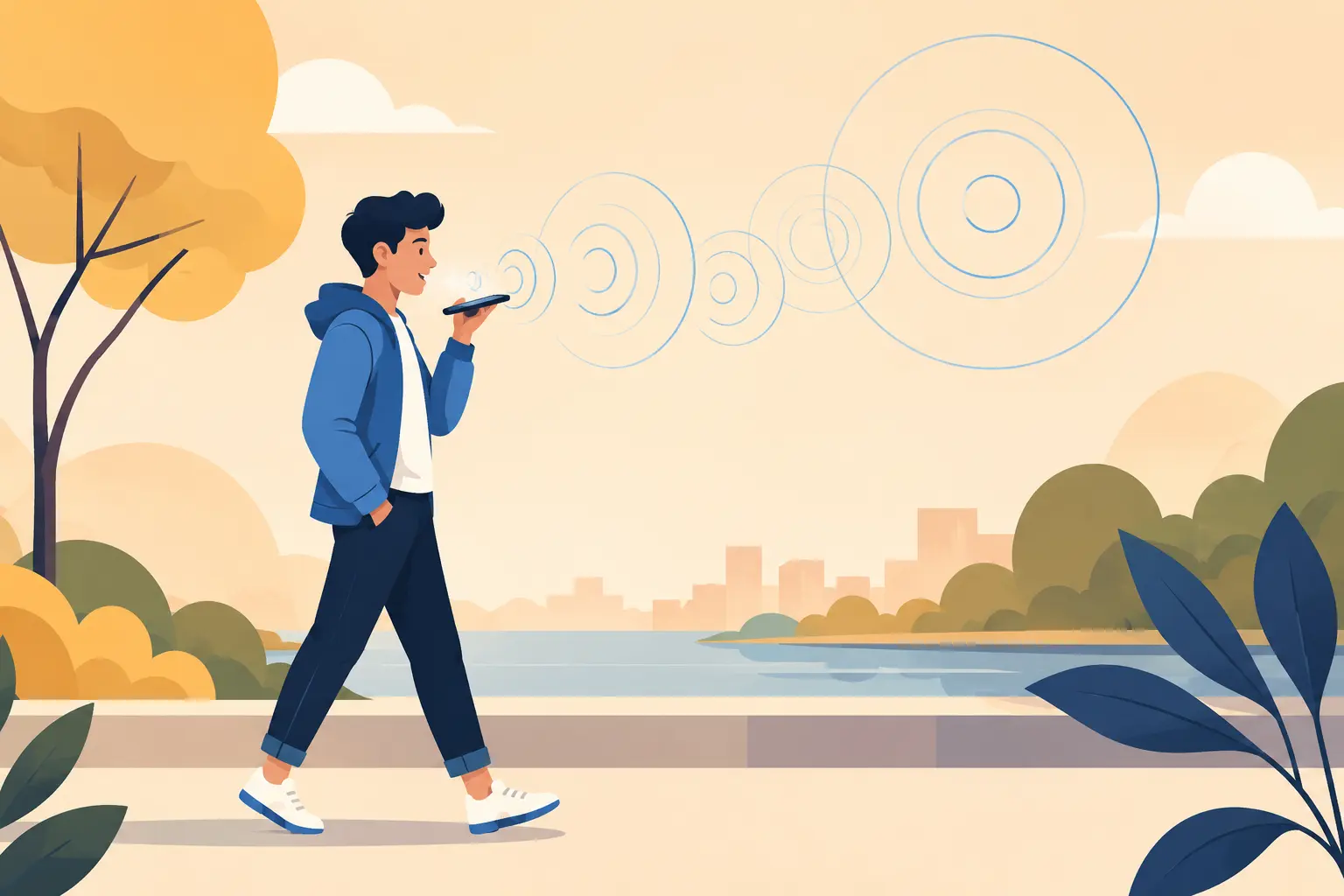Tech for everyday use-A person speaking naturally no screen, no keyboard_www.sumanhowlader.com